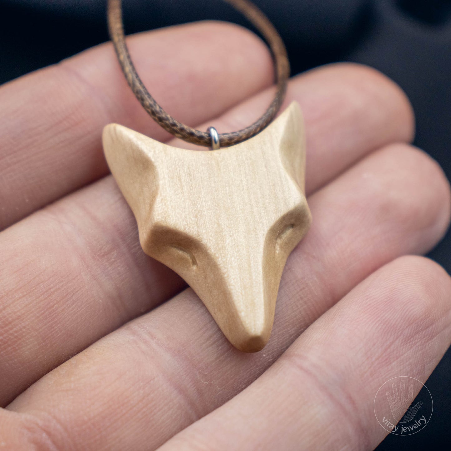 White Fox Pendant