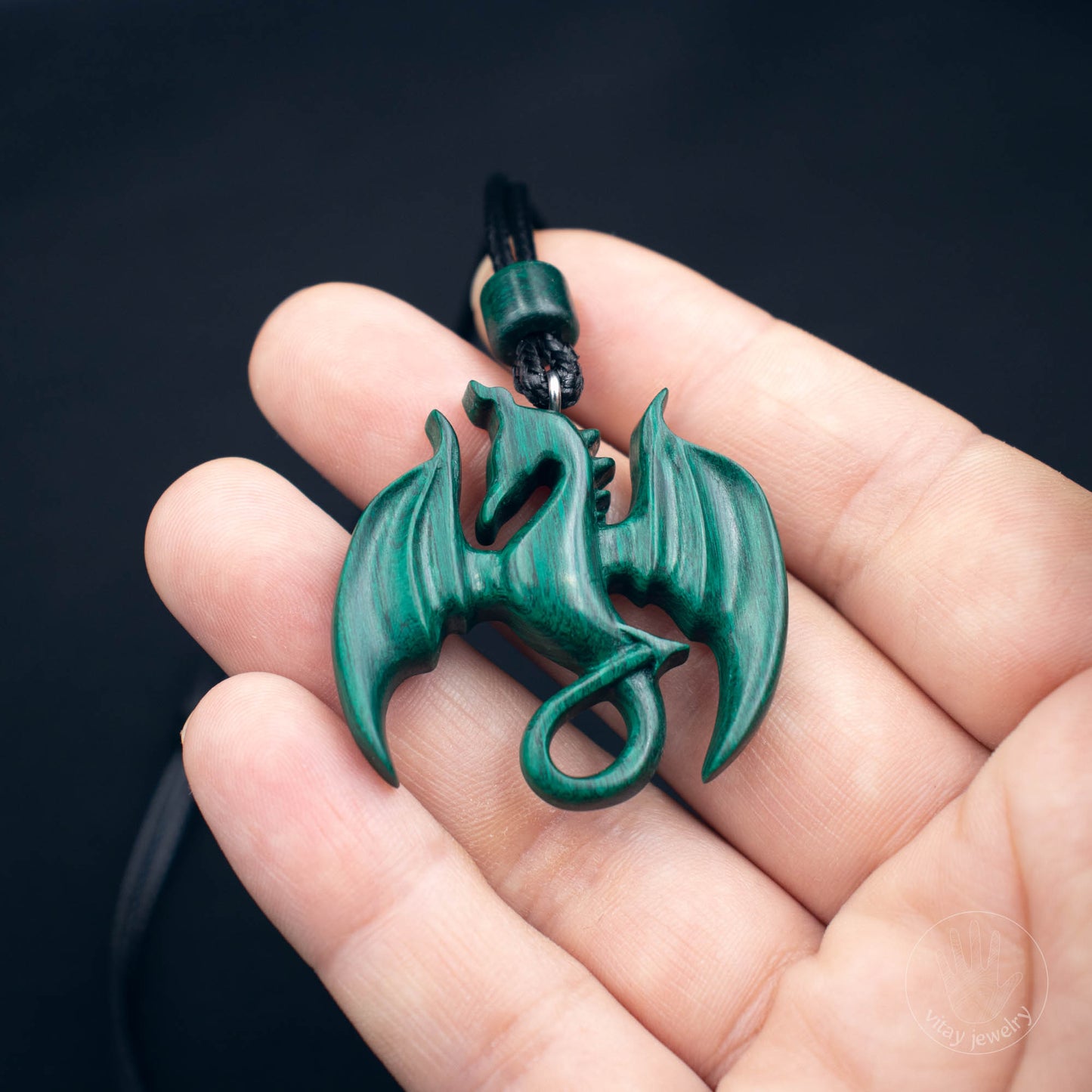 Green Dragon Pendant