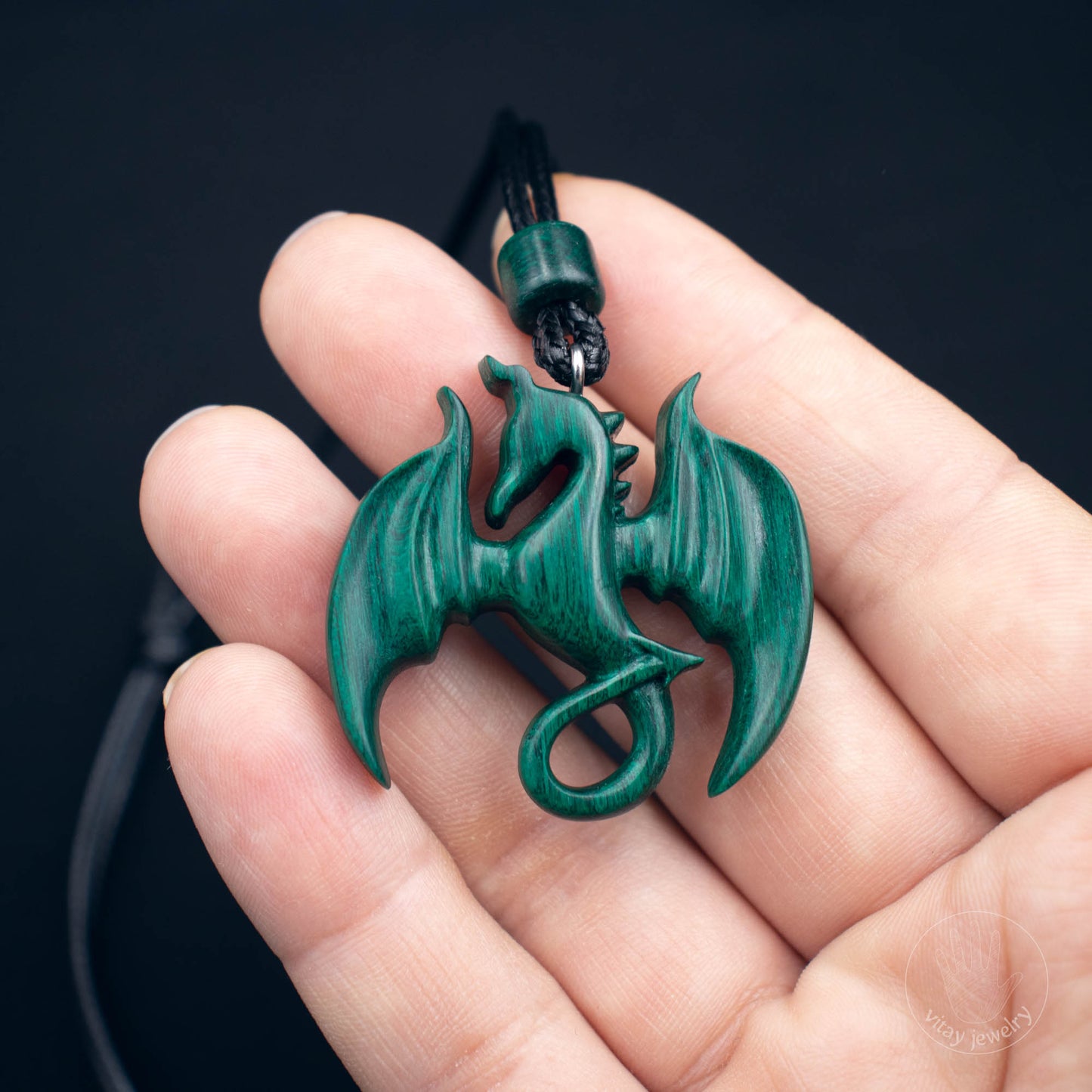 Green Dragon Pendant