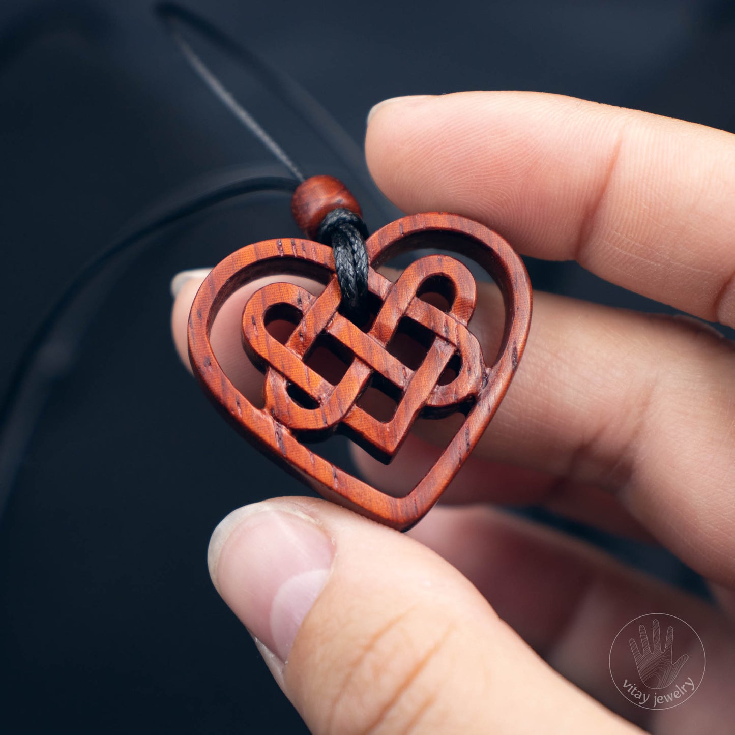 Celtic Knot Heart Pendant