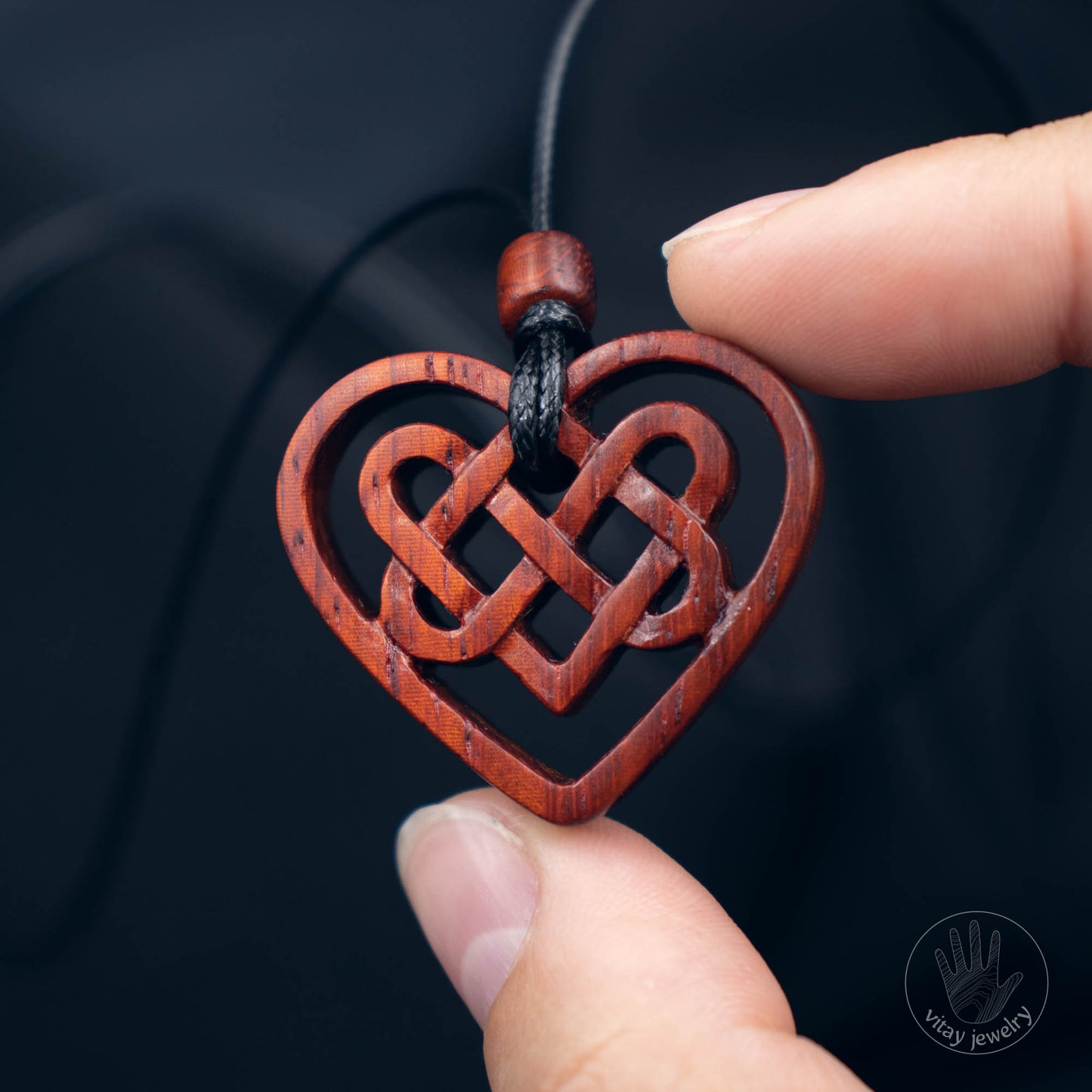 Celtic Knot Heart Pendant