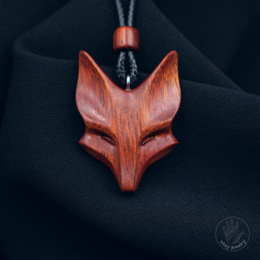 Bloodwood Fox pendant