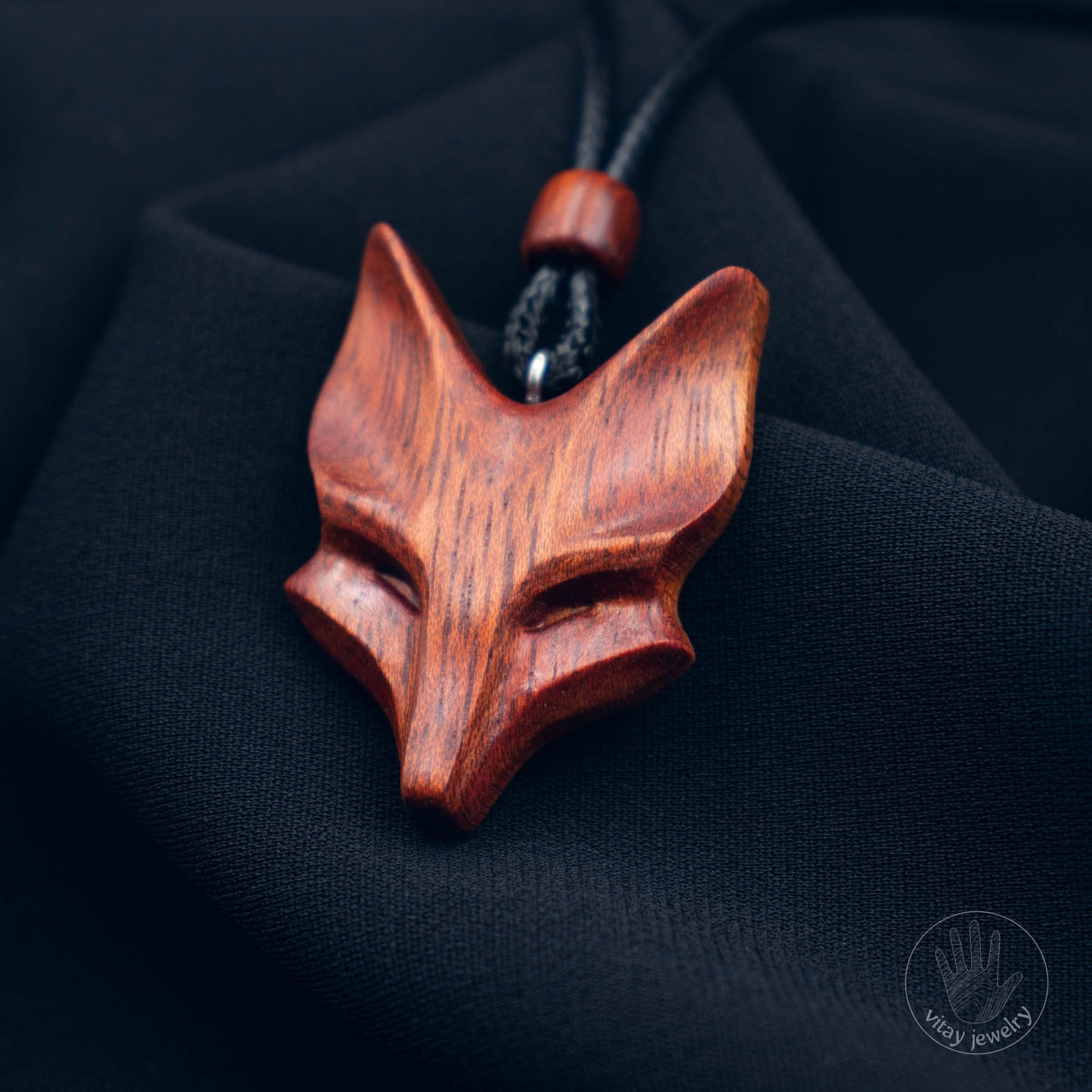 Bloodwood Fox pendant