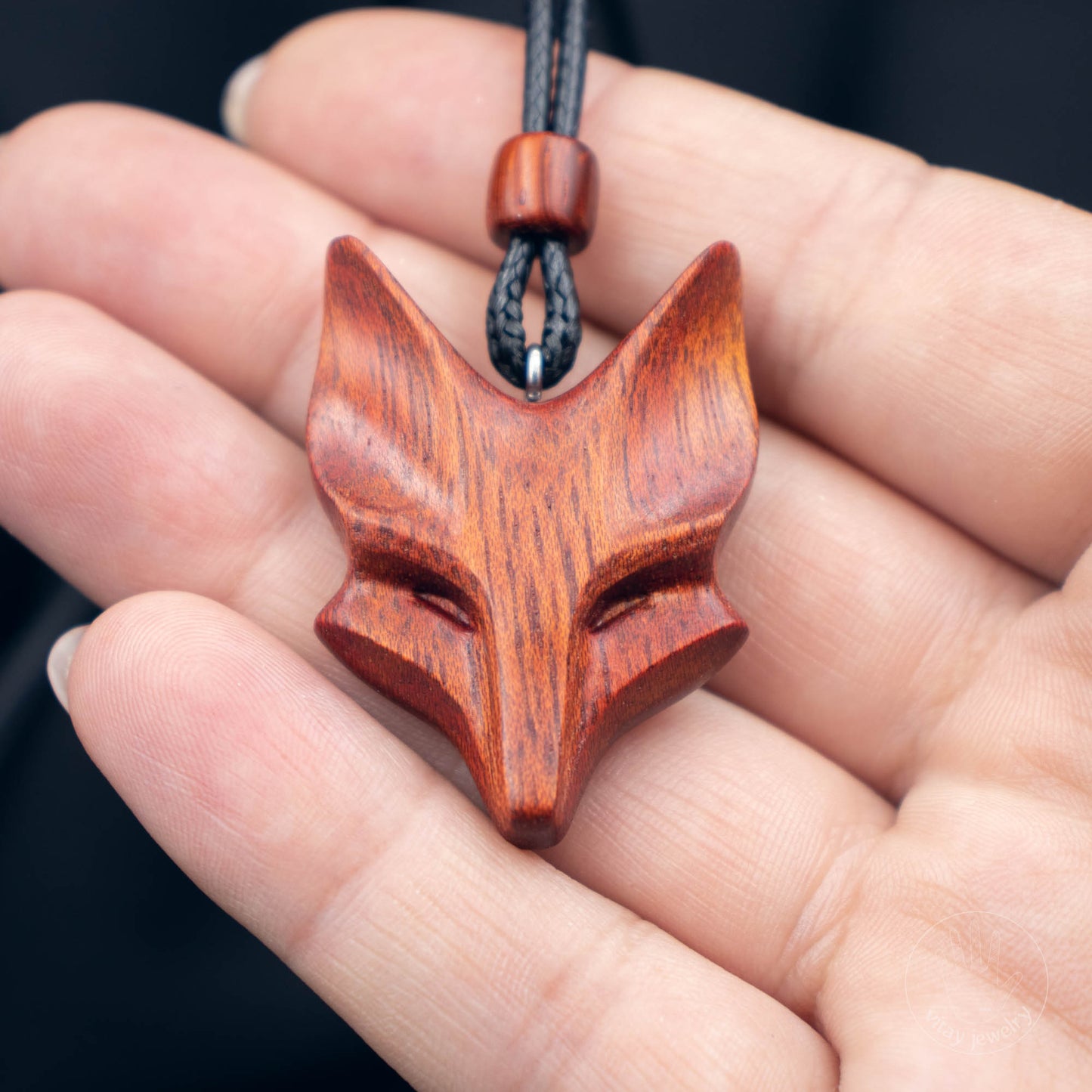 Bloodwood Fox pendant