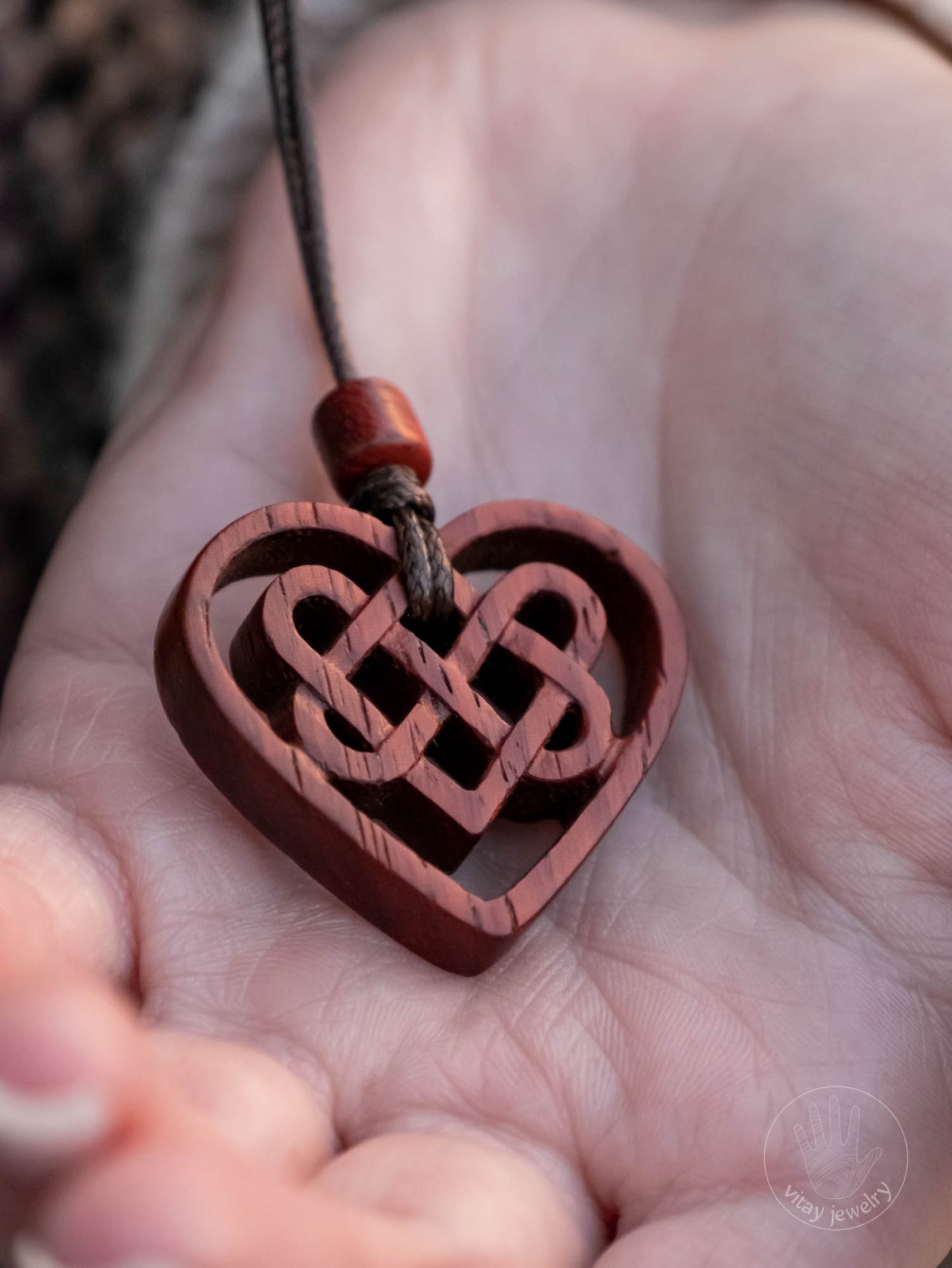 Celtic Knot Heart Pendant