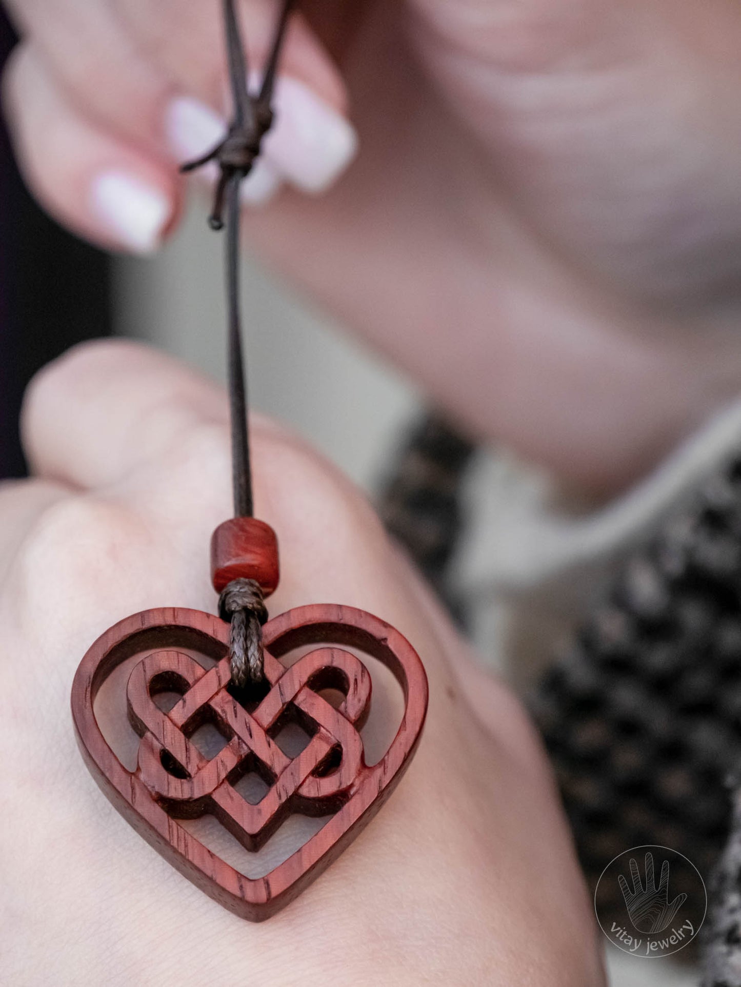 Celtic Knot Heart Pendant